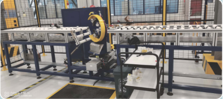 ZCN090C-X（1550、2500）跑道式線圈數(shù)控包帶機(jī)（輸送帶結(jié)構(gòu)